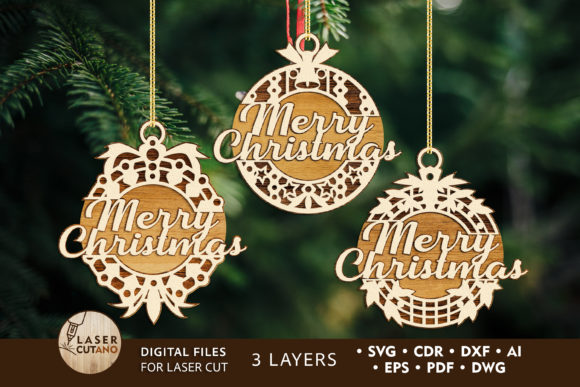 Download Christmas Ball Multilayer Cut Files - Multilayer cut files Collection